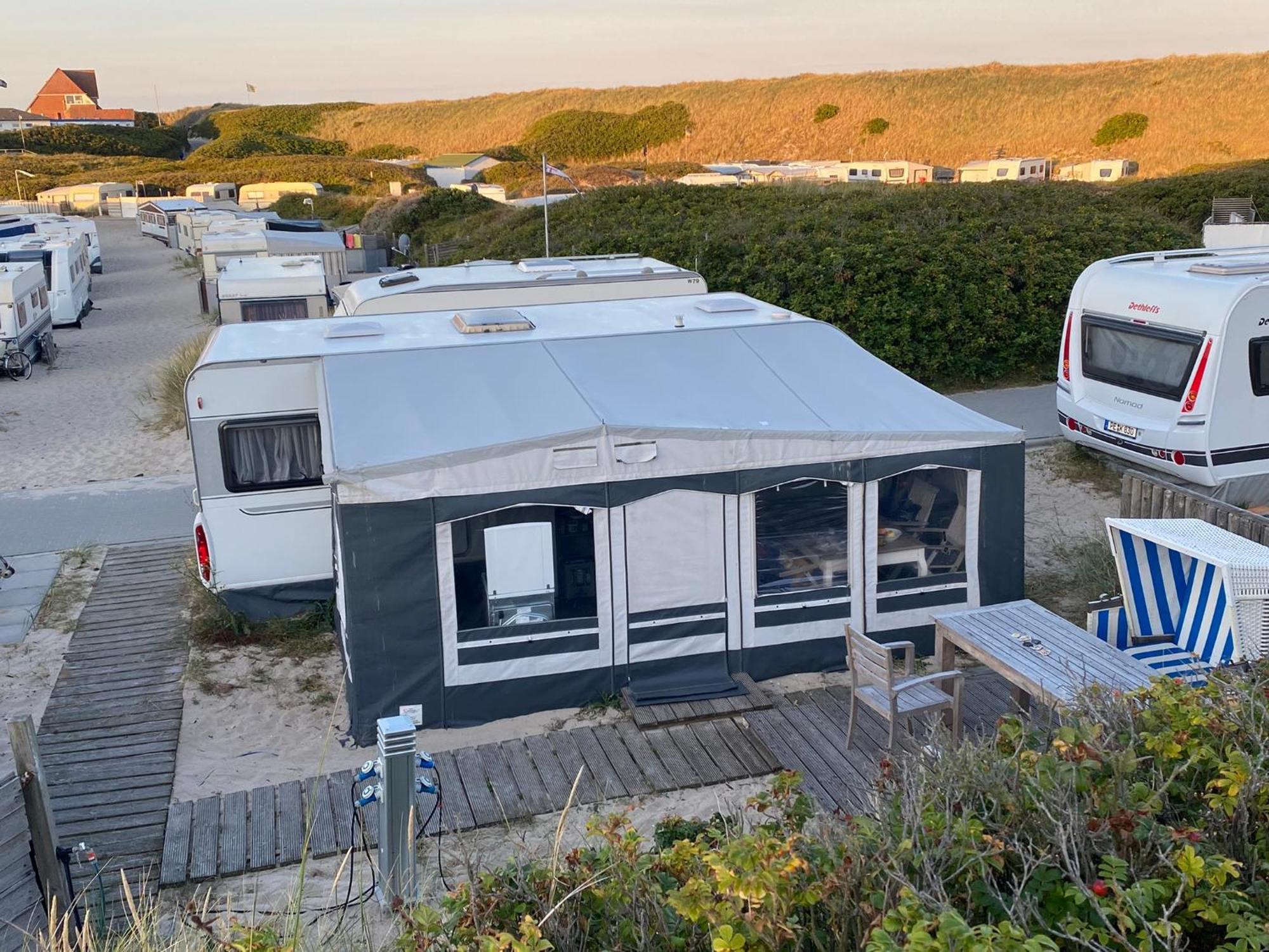 Wohnwagenvermietung Hoernum / Sylt ภายนอก รูปภาพ